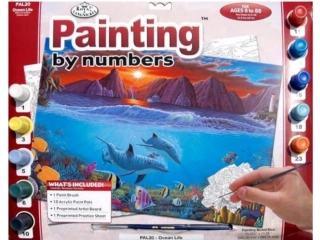Malování podle čísel 30x40 cm- Podmořský svět