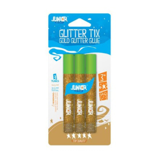 Lepidlo glitter/3ks zlaté