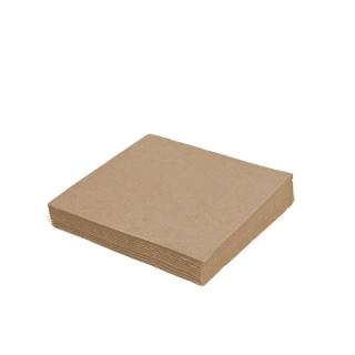 Ubrousek (PAP FSC Mix) 2vrstvý přírodní hnědý 24 x 24 cm [250 ks]