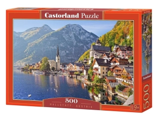 Puzzle Castorland 500 dílků - Hallstatt, Rakousko