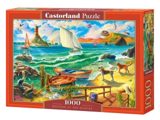 Puzzle Castorland 1000 dílků - WEEKEND AT THE SEASIDE