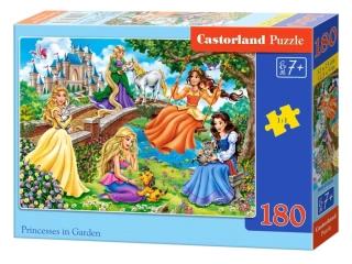 Puzzle Castorland 180 dílků - Princezny v zahradě