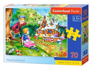 Puzzle Castorland 70 dílků premium - Jeníček a Mařenka