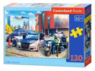 Puzzle Castorland 120 dílků - Policejní stanice