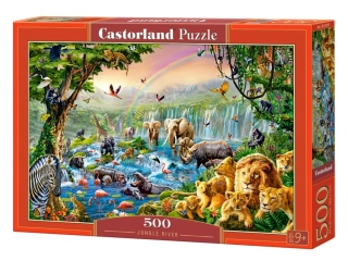 Puzzle Castorland 500 dílků - Jungle s vodou