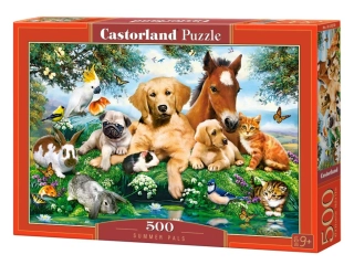 Puzzle Castorland 500 dílků - Zvířecí parta