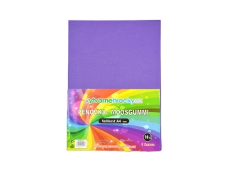 Pěnovka- fialová, 10 ks, A4 - cca 2 mm