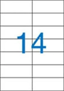 Etikety laser 105x42,4mm Victoria 1list
