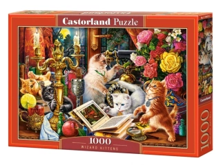 Puzzle Castorland 1000 dílků - Kouzelnická koťátka