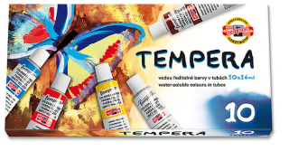 Temperové barvy 10ks Koh-i-noor 162548 (10x16 ml)