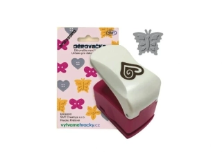 Děrovačky s embosing efektem - motýl 2