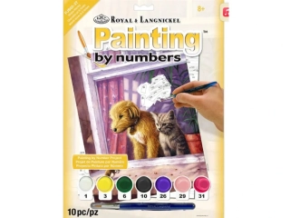 Malování podle čísel 22x30 cm - Myš je kámoš