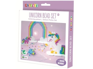 Zažehlovací korálky 2000 ks - UNICORN, 1 ks tvarované destičky
