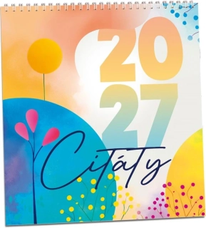 Kalendář nástěnný Citáty 2027