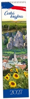 Kalendář nástěnný úzký Česká krajina 2027
