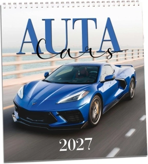 Kalendář nástěnný Auta 2027