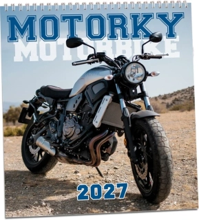 Kalendář nástěnný Motorky 2027