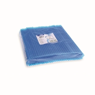 Slámky JUMBO plastové modré 25 cm, průměr 8 mm [150 ks] (znovu použitelná) 