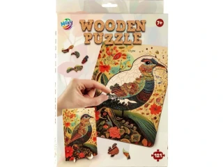 Dřevěné puzzle 121 dílků-Ptáček