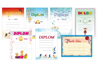 Diplom A4 MIX, 1 ks