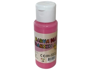 Barva na sklo a keramiku 60ml- růžová
