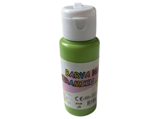 Barva na sklo a keramiku 60ml- zelená světlá