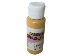 Barva na sklo a keramiku 60ml- zlatá