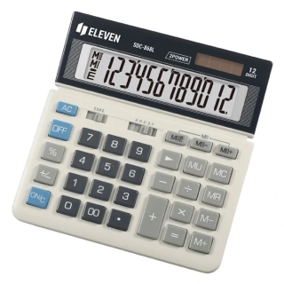 Eleven Kalkulačka SDC-868L, černo-bílá