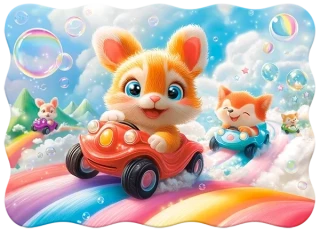 Puzzle Castorland 30 dílků – Bubble Race