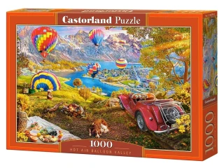 Puzzle Castorland 1000 dílků – Údolí horkovzdušných balónů